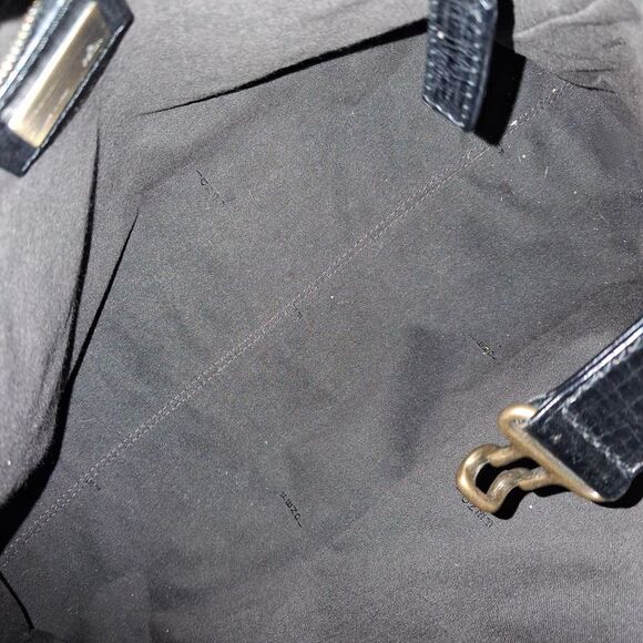 Fendi Zucca Etniko Shoulder Bag in Black Canvas - Picture 5 of 8